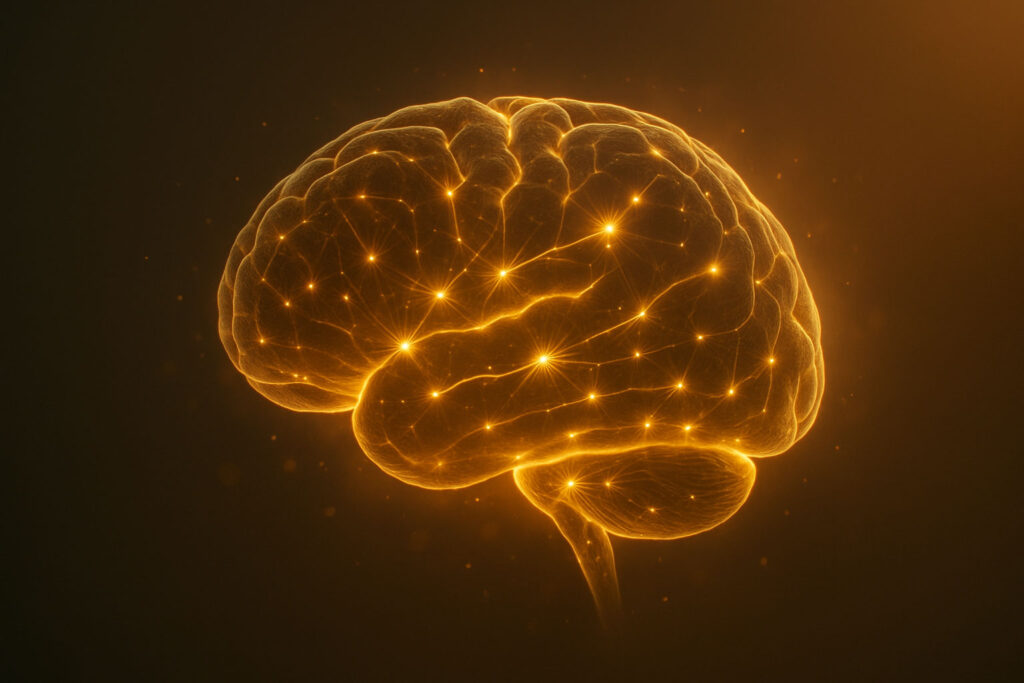 Belief Ladder Method showing rewired neural pathways glowing with positive connections.