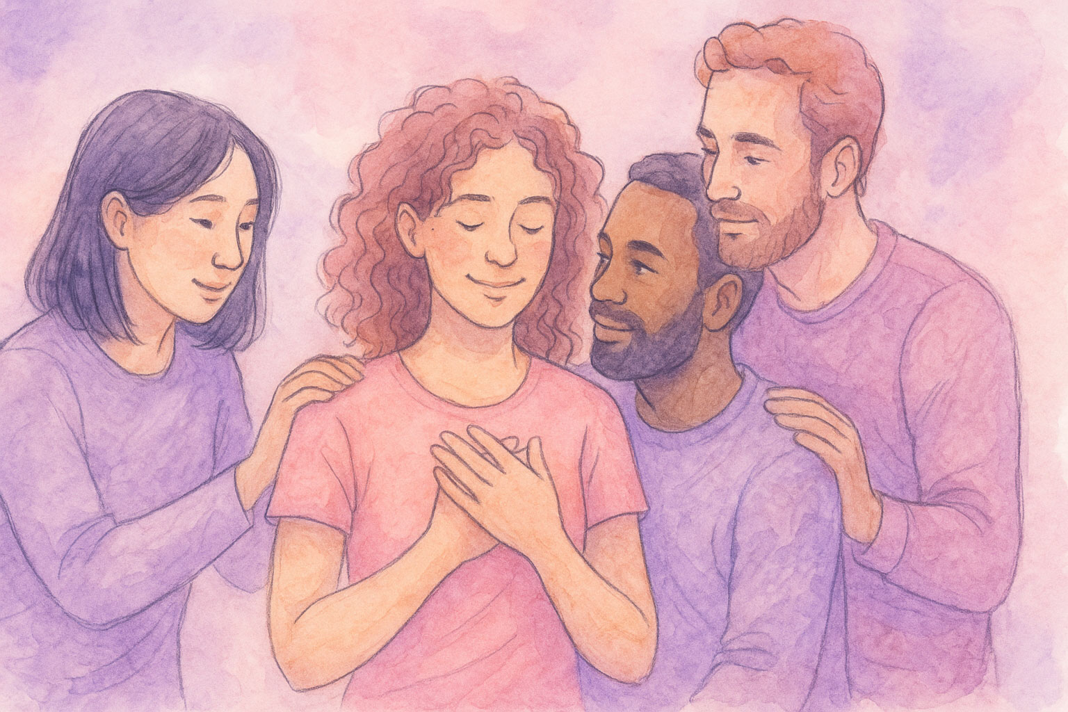 Community support reinforcing habits for self confidence