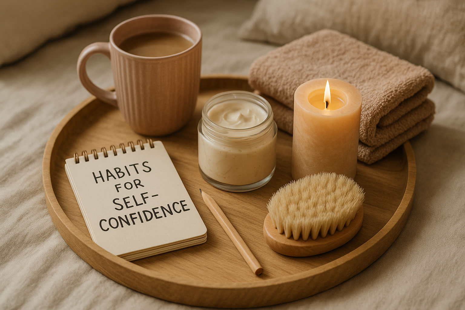 Self care practices integrated as habits for self confidence