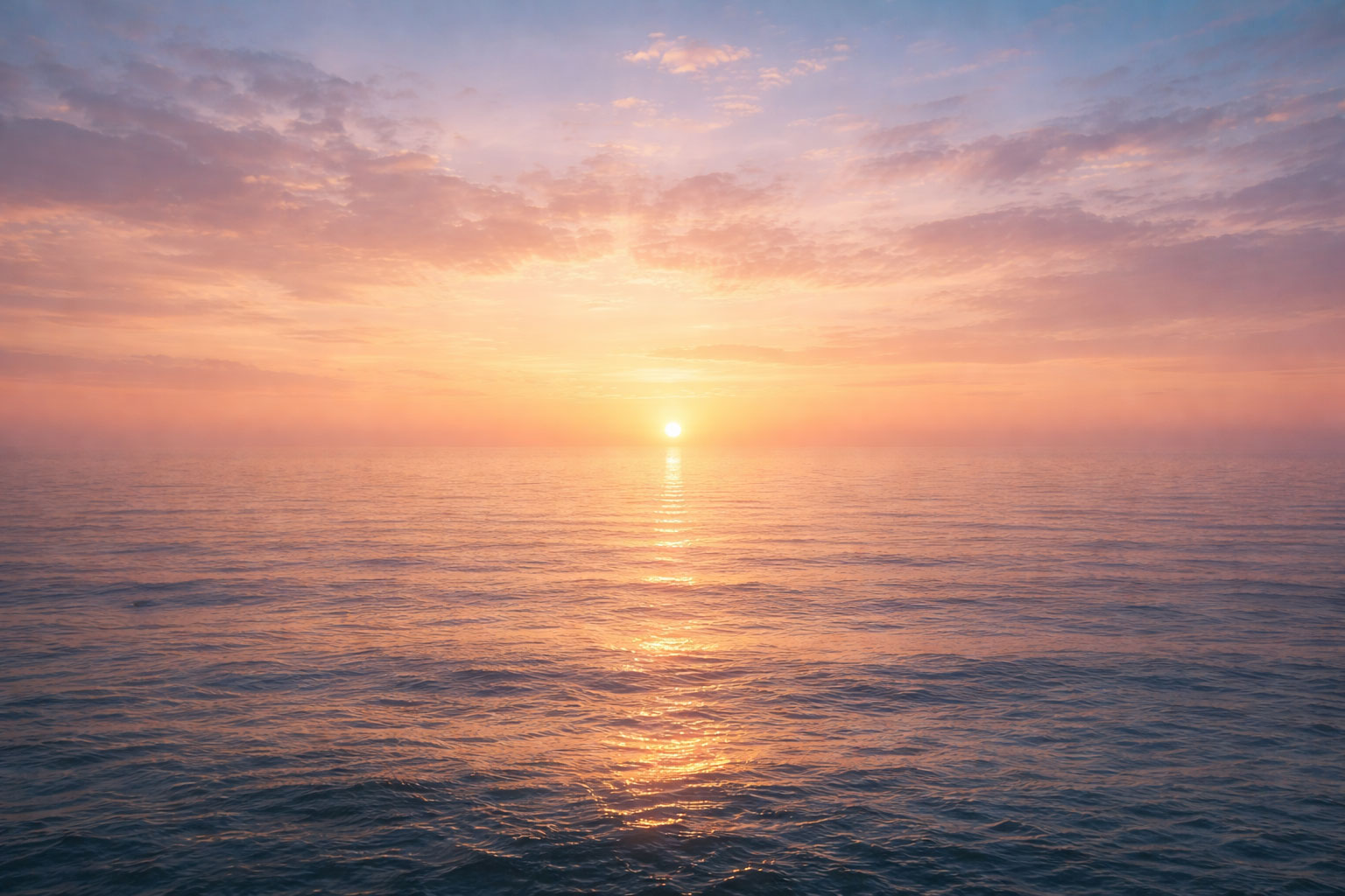 Ocean sunset horizon symbolizes how to raise your vibration through long-term alignment and clarity.