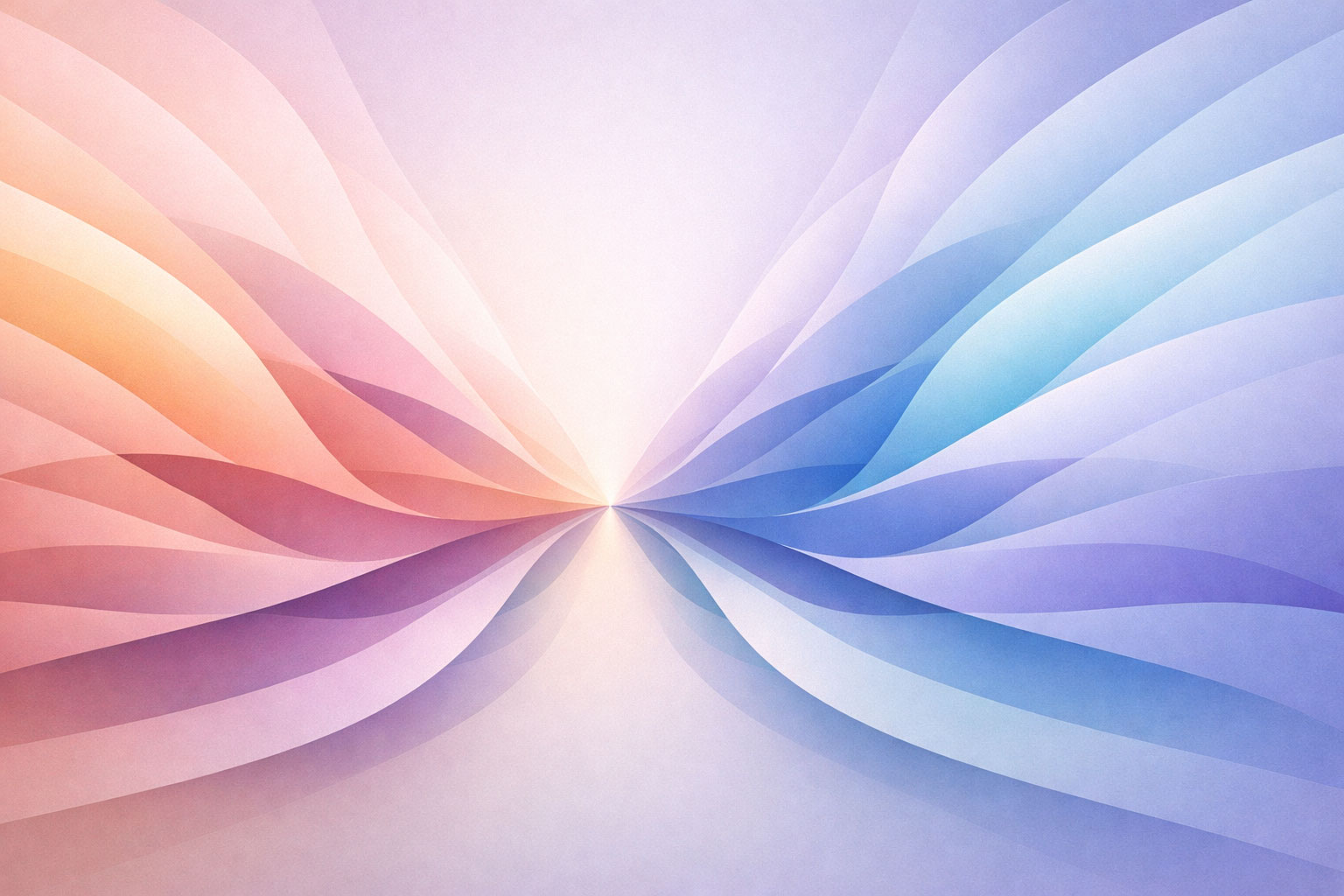 Abstract wave forms representing how to trust the process through gradual inner change