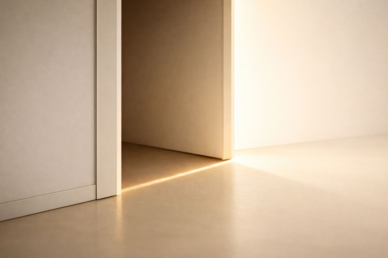 Threshold moment showing self concept affirmations opening new identity possibilities naturally